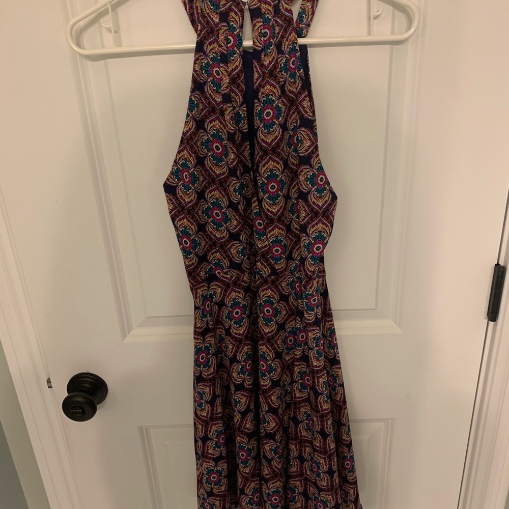 Express MIDI Length High Neck Dress